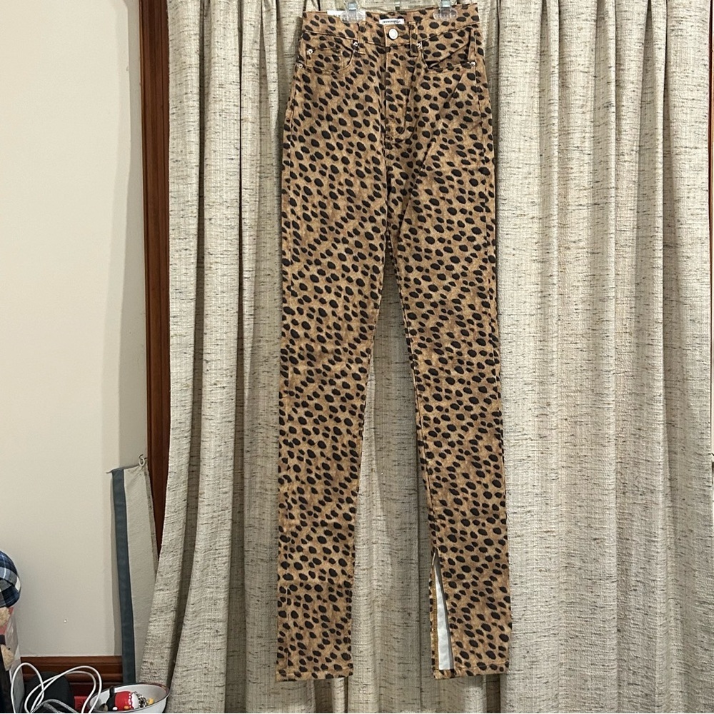 WeWoreWhat Stiletto Slit Skinny Jeans